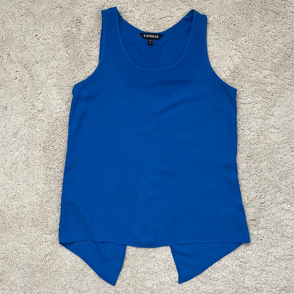 Express tank top with triangle open back - size XS